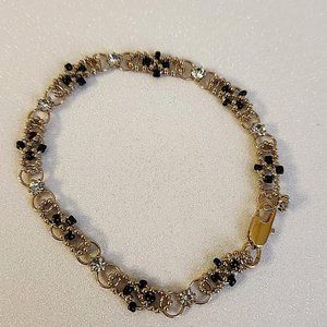 Gold and Black Bracelet